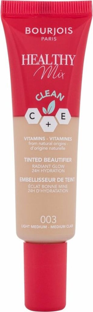 A tube of Bourjois Healthy Mix Clean Tinted Beautifier BB Creme.