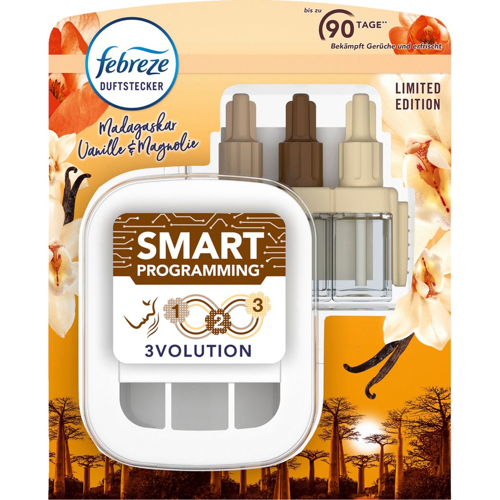Febreze 3Volution Duftstecker Vanille Magnolie Starterset Produktbild 