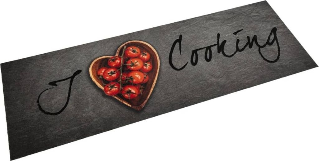 CLORIS Küchenteppich Waschbar Kochen 60x180 cm Samt 2024