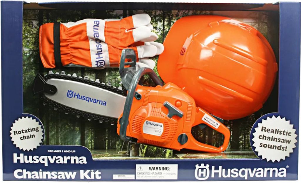 Husqvarna Kinder Spielzeug Kettensägen Säge Set (ohne Batterie)