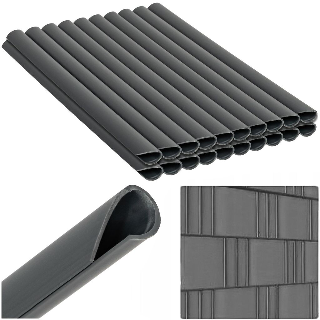 Heckermann omheiningclips, 19 cm, 20 stuks - Lichtgrijs Productafbeelding 