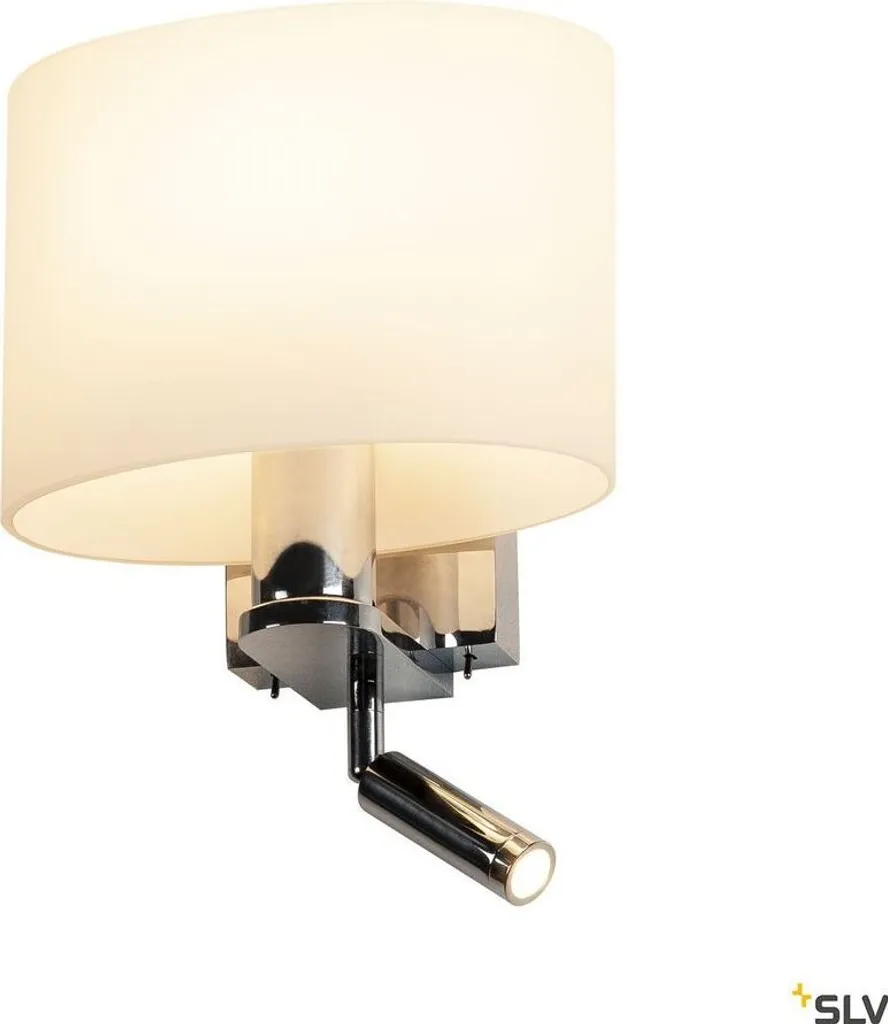 Spot Applique E27 Chrome 3000K SLV Kenkua avec Éclairage Blanc Chaud