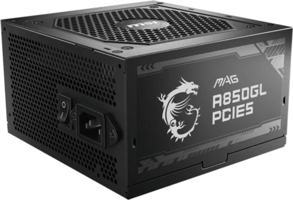 Alimentatore Modulare MSI MAG A850GL 850W Gold PCIE5 - Estetica e Potenza