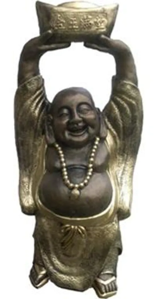 Statue Bouddha 35cm B30 : Déco de Jardin Durable qui ne Ternes pas au Soleil