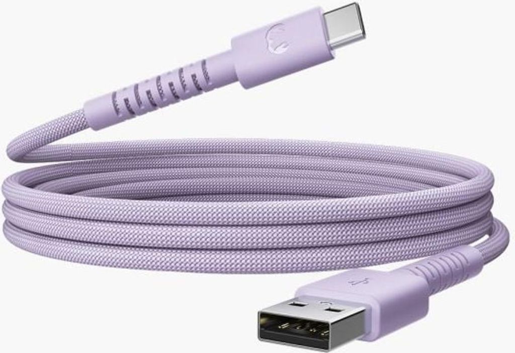 Fresh 'n Rebel 2ucc201dl2, 2 m, USB A, USB C, Lila Produktbild 