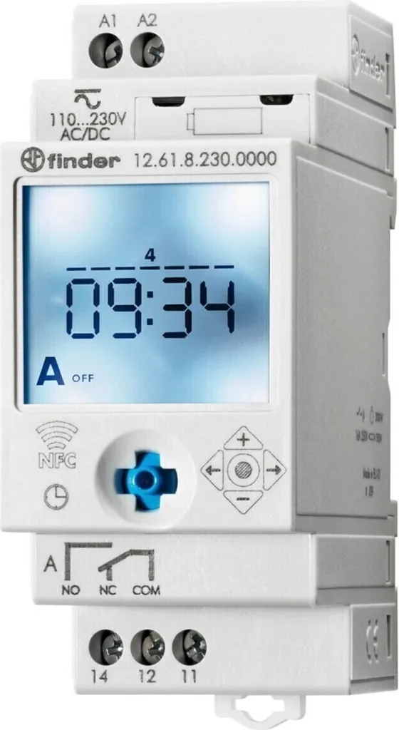Finder 12.61.8.230.0000 Programmabile NFC Timer Digitale 230V