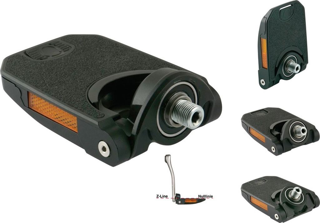 BySchulz Pedal Z.1 Fold schwarz, 9/16" x 20tpi, faltbar Produktbild 