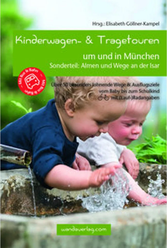 Livre de Randonnées en Poussette à Munich : 40 Parcours Famille Choisis
