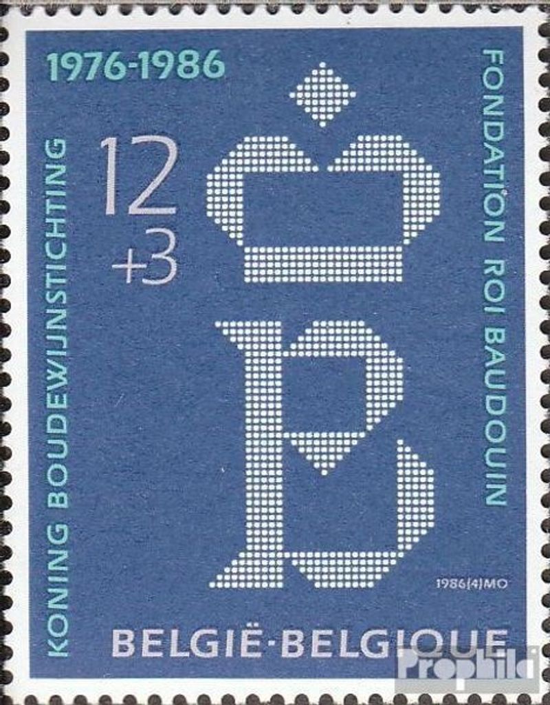 Briefmarken Belgien 1986 Mi 2256 (kompl.Ausg.) postfrisch 10 J. König- Baudouin- Stiftung