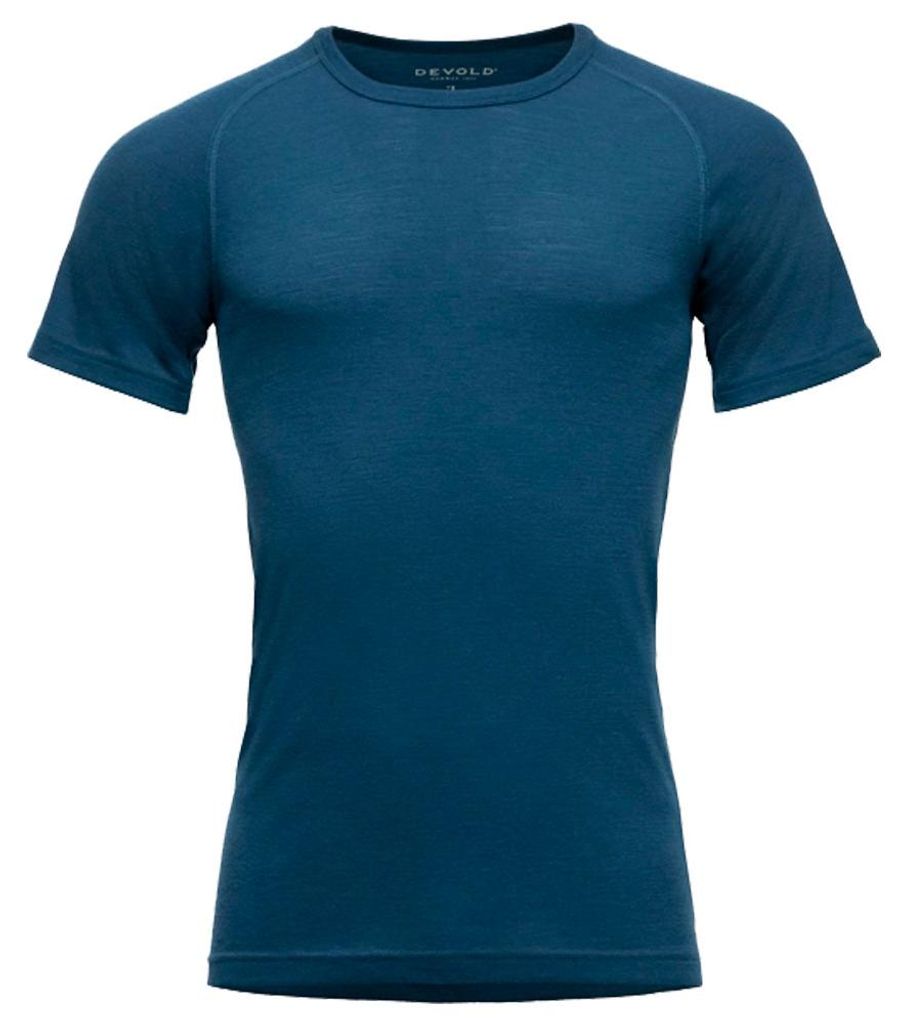 Lauparen Merino 190 Base Tee Man XL blau - flood
