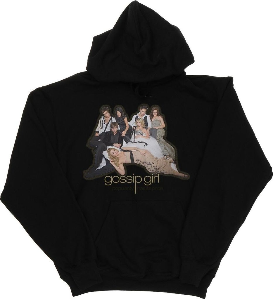 Gossip Girl - Kapuzenpullover für Damen BI8658 (XL) (Schwarz)