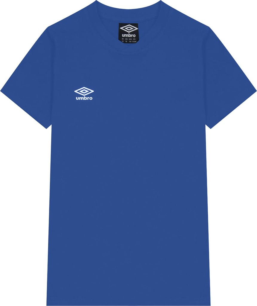 Umbro - "Club Leisure" T-Shirt für Kinder UO118 (146-152) (Königsblau/Weiß)