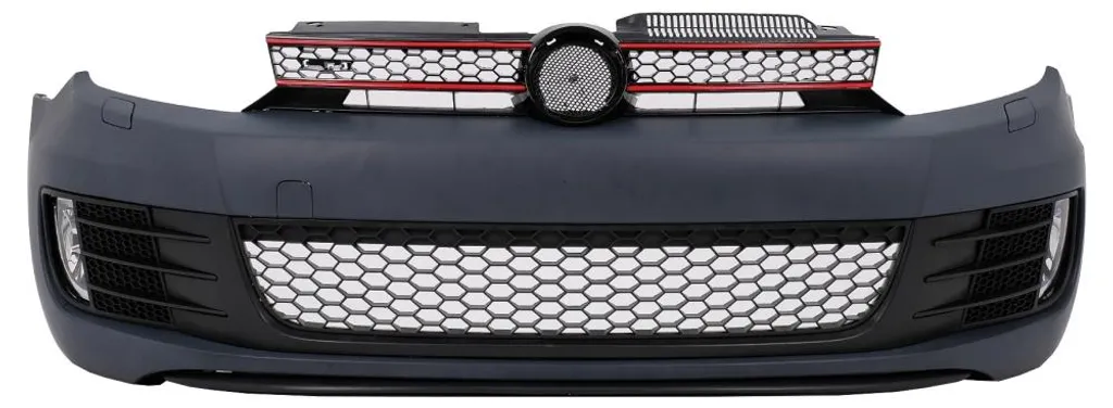 Pare-chocs VW Golf 6 VI (2008-2013) look GTI avec calandre et antibrouillard
