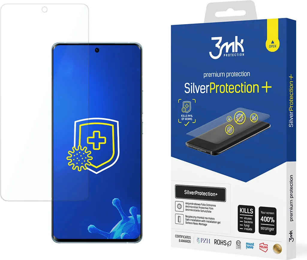 Pellicola Igienica 3mk Silverprotection+ per Smartphone Vivo X60 Pro