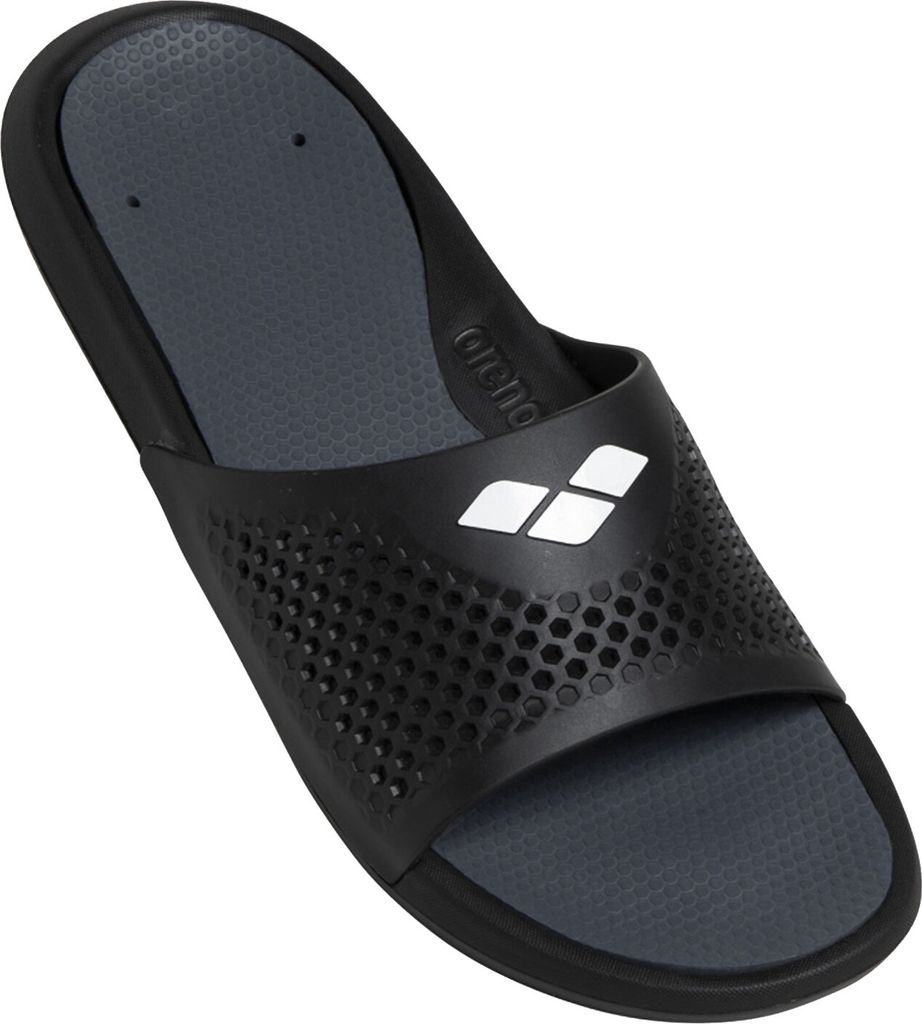 Arena Bruno Badelatschen Herren schwarz grau Gr 43