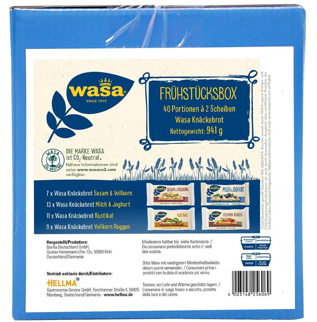 wasa® 60125606 wasa® Frühstücksbox Knäckebrot 40 x 2  St. Immagine del prodotto 