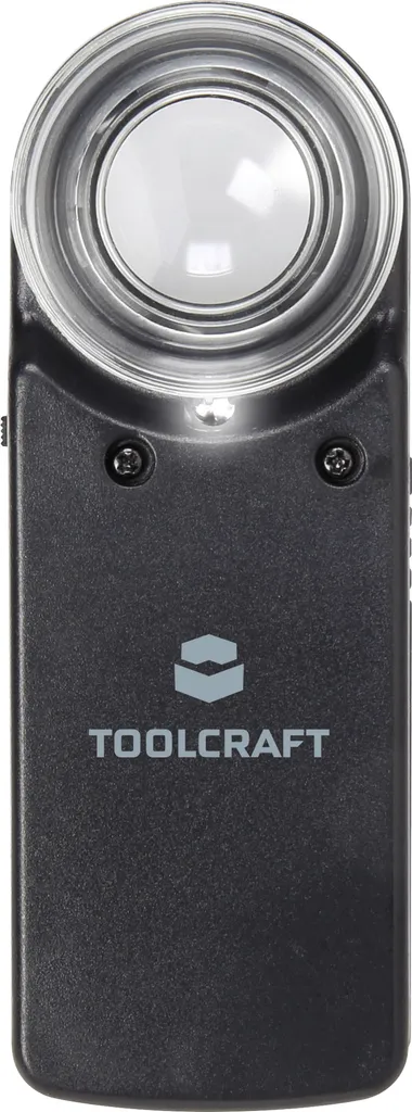 Loupe à main TOOLCRAFT 1303080 - Grossissement 15x et Lentille 20mm