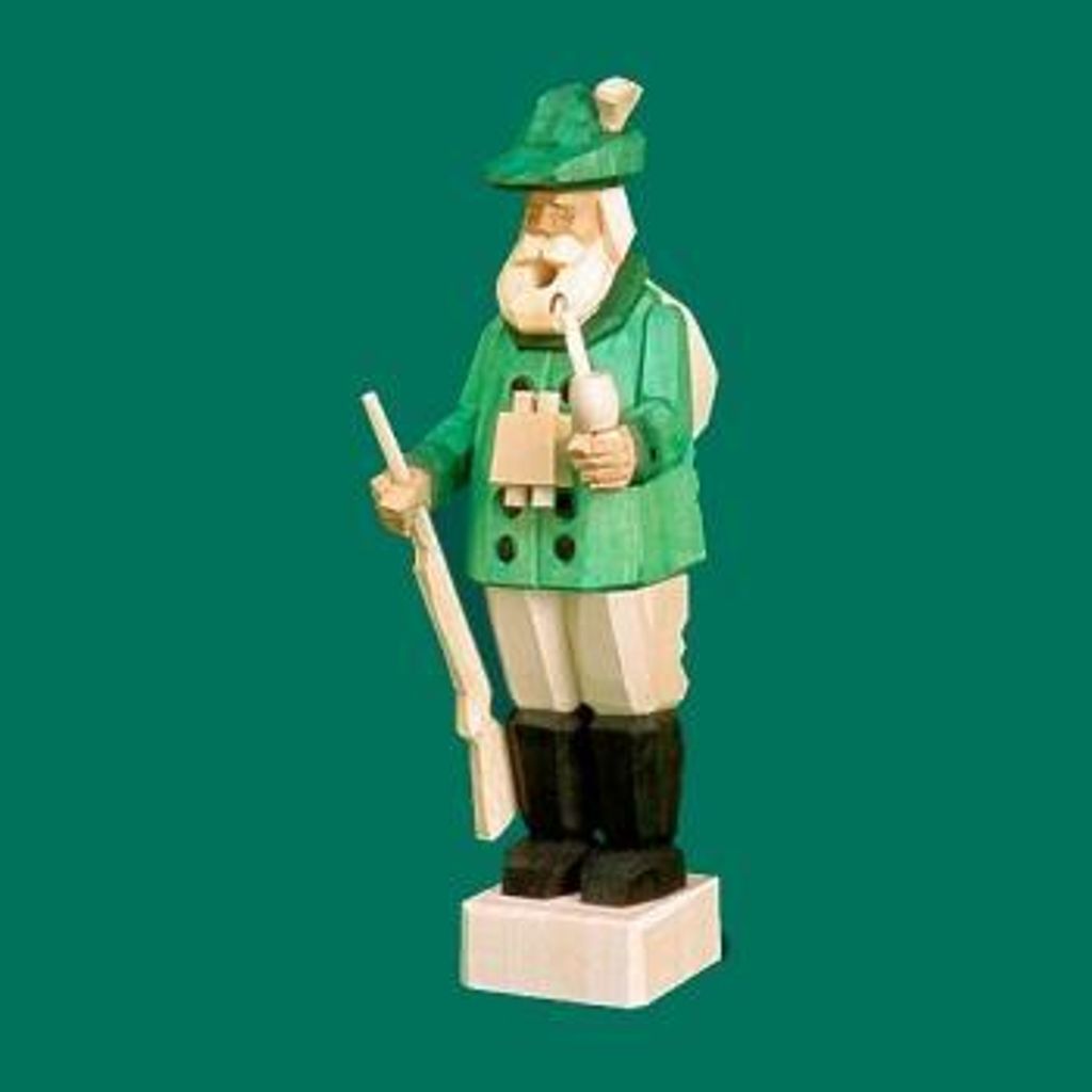 Räucherfigur Förster geschnitzt Höhe 25cm NEU