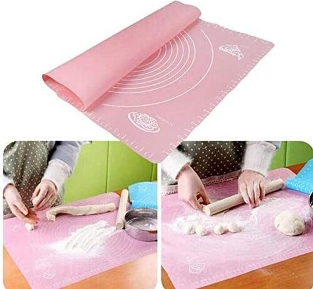 2-teiliges Silikon-Backmatten Set – Antihaftbeschichtet, BPA-frei, Perfekt Für Kekse, Macarons & Pizza