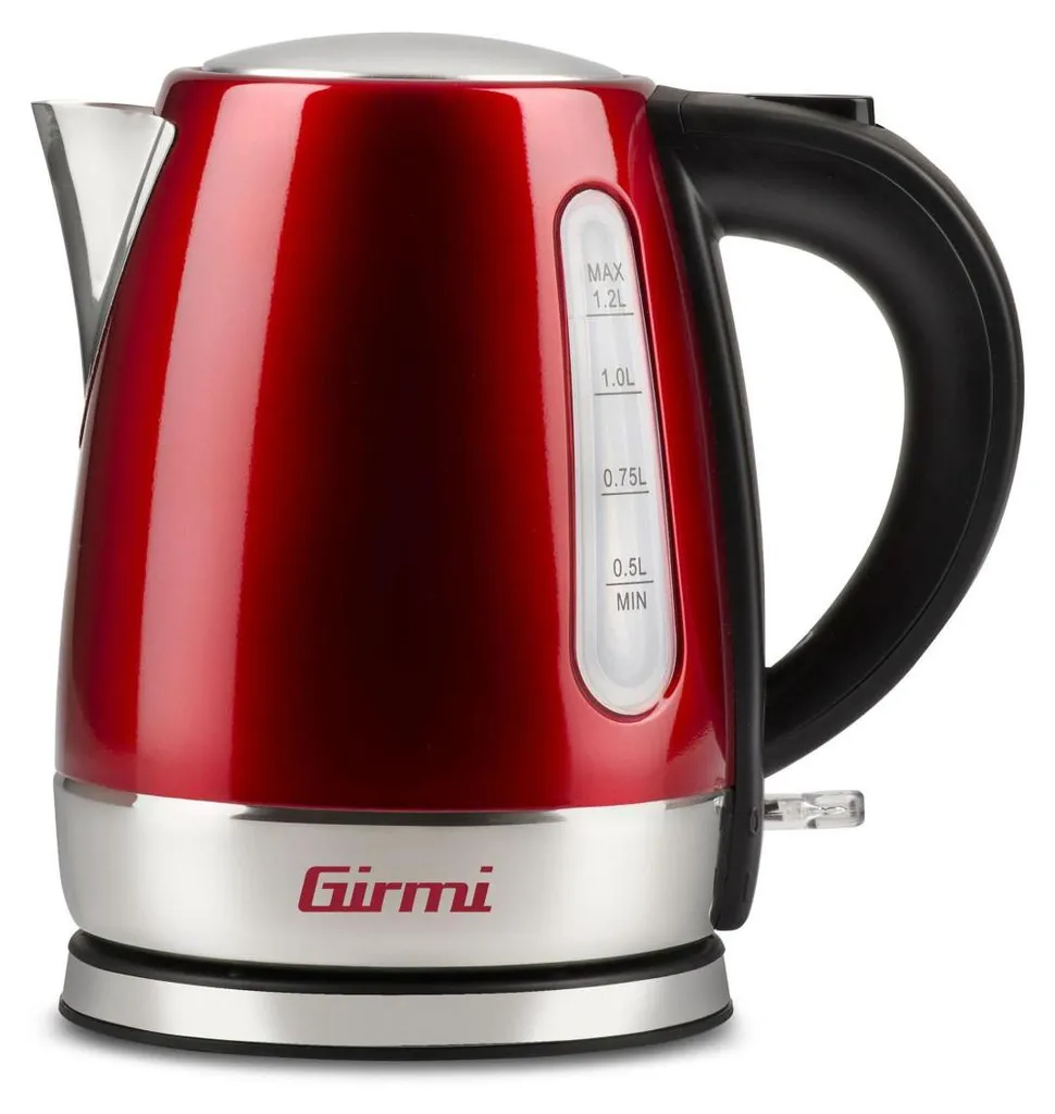 Bouilloire sans fil 1630W Girmi BL3202 compacte et rapide en métal gris
