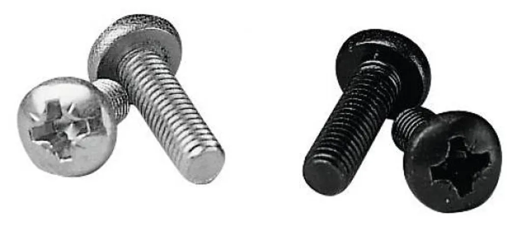 Vis de fixation M6 pour baie de brassage et rack 19 pouces noire