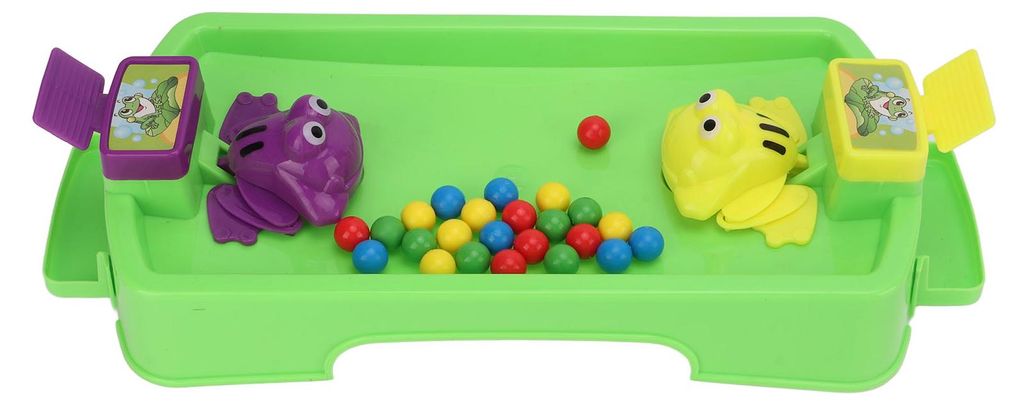 Hungriger Frosch-Spiel, Futterball, Kunststoff, Schluckperlen, Familienbrett, Eltern-Kind-Interaktives Kinderspielzeug