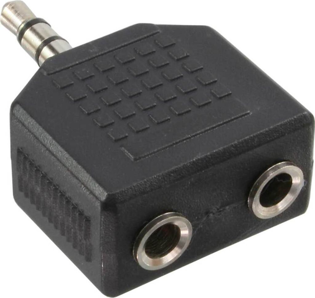 InLine® 99301 Adattatore audio, spina jack da 3,5 mm a 2x Immagine del prodotto 