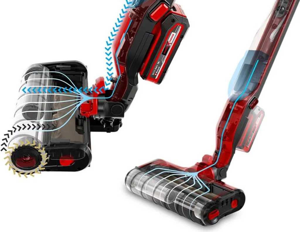 Lave-sol Électrique Einhell CLEANEXXO Humide pour Stratifié et Bois Rouge - 3