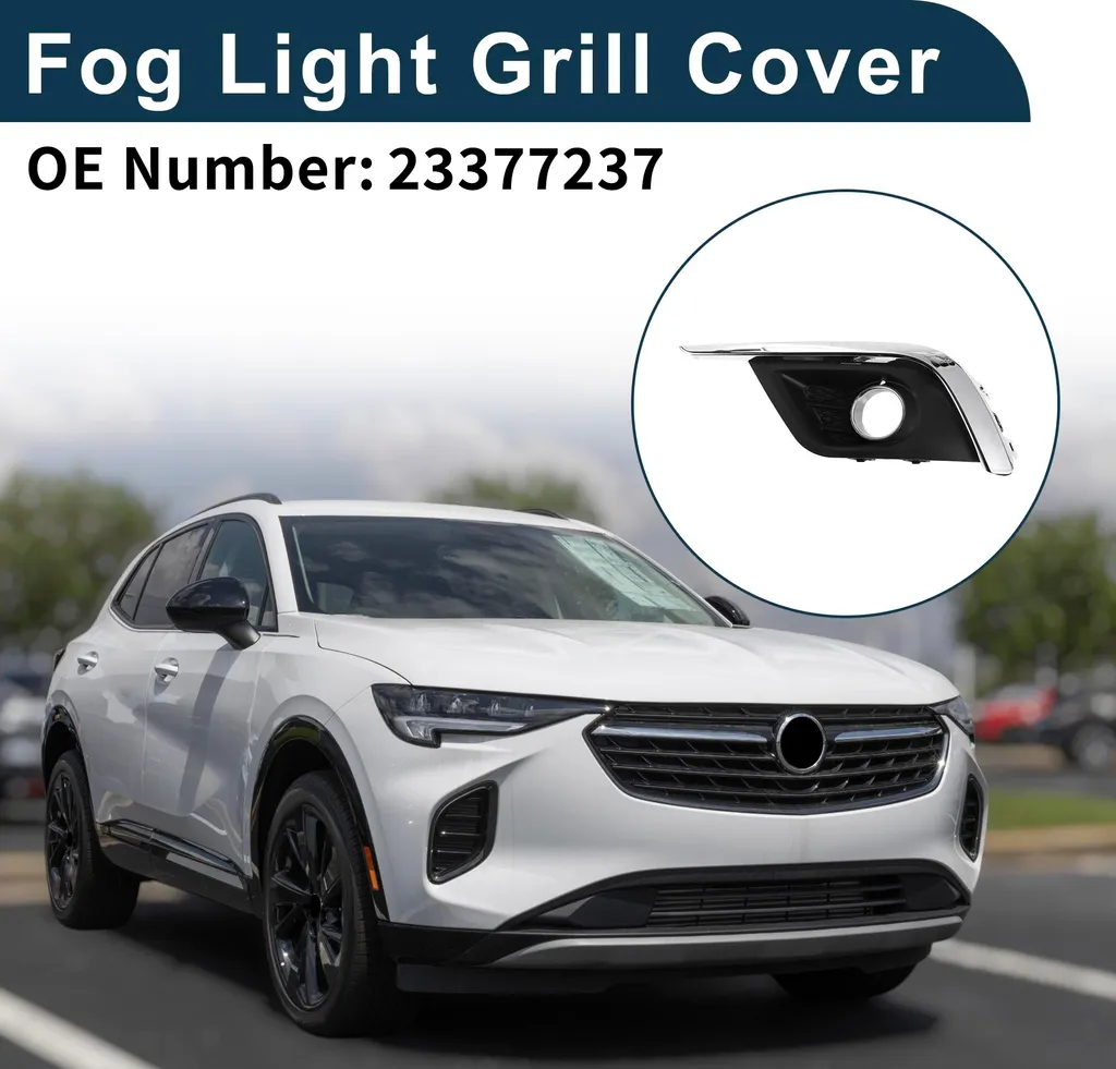 Couvercle Antibrouillard Avant Gauche pour Buick Envision Noir Argent