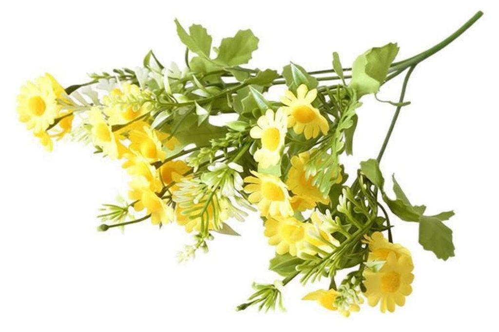 Künstlicher Frühlingsblumenstrauß, realistische Seidenblume mit Stiel, künstliche Blüte, Tischdekoration für Heimpartys, Fotorequisiten