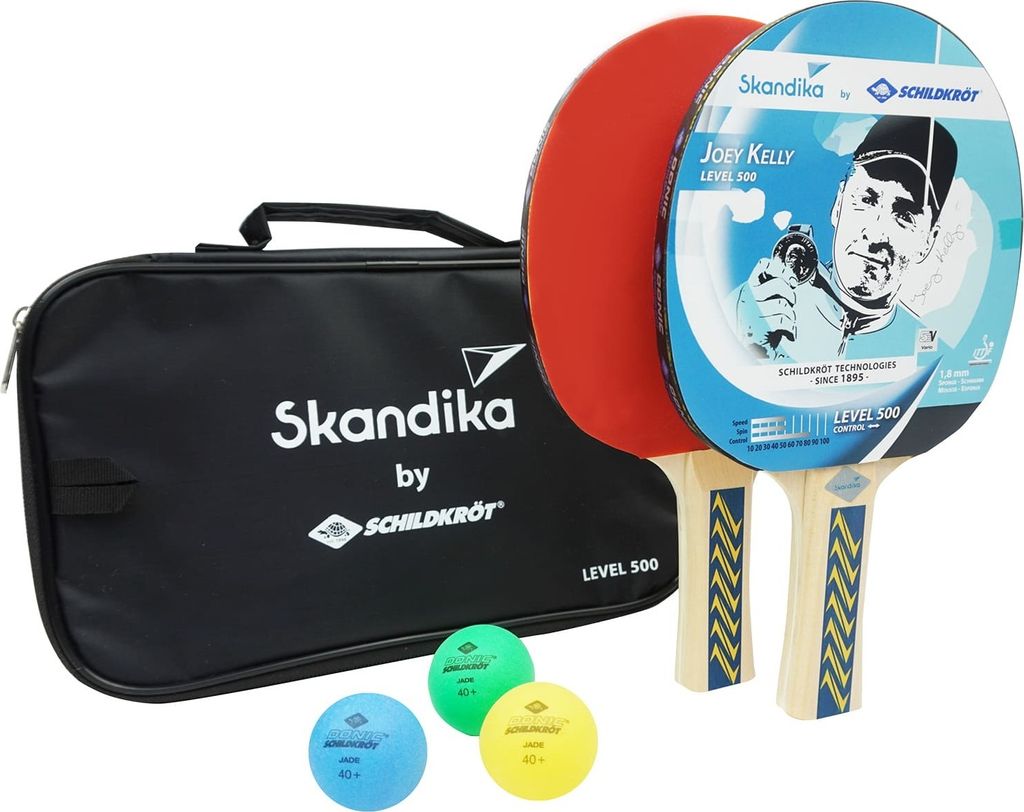 Skandika Donic-Schildkröt Tischtennisschläger Set mit 3 Produktbild 