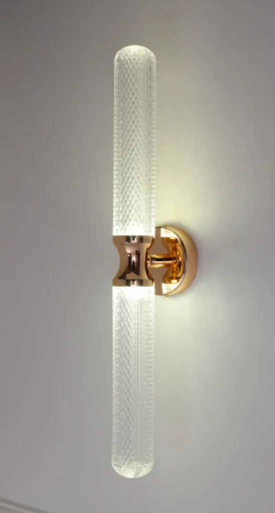 Luminaire Mural LED 60 cm Dilly Or avec Douilles 2xG4 Design Luxe