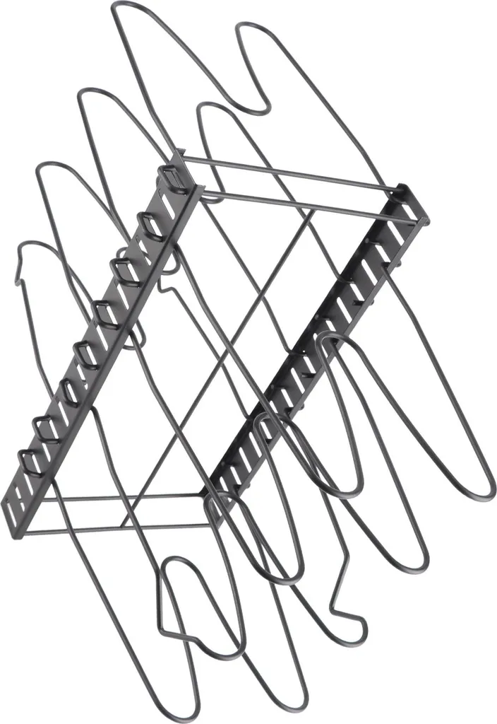 Range-couvercles extensible en métal noir pour placards et comptoirs - 2