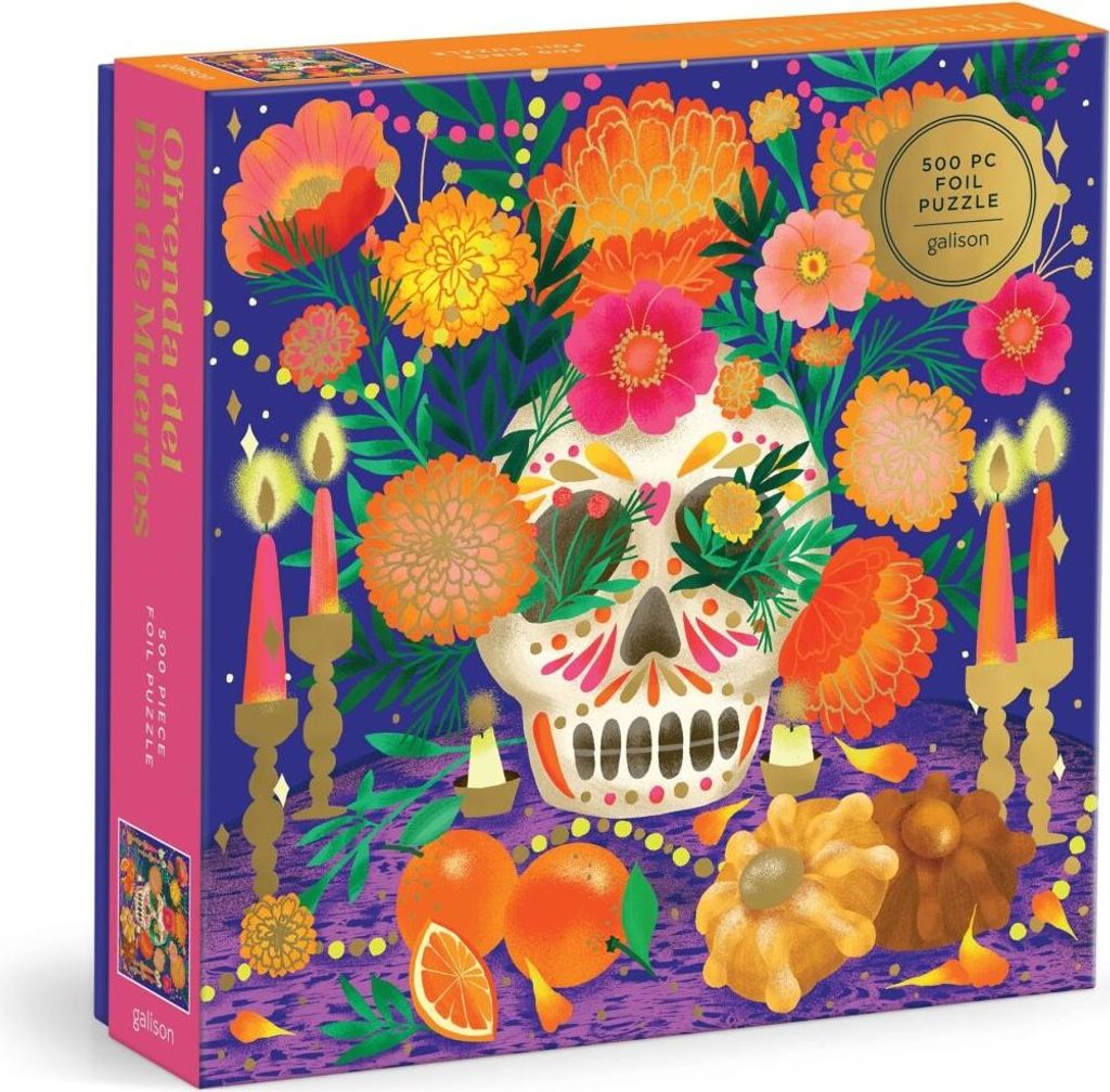 GALISON Metalick Quadratisches Puzzle Dead Day Altar 500 Stü ck