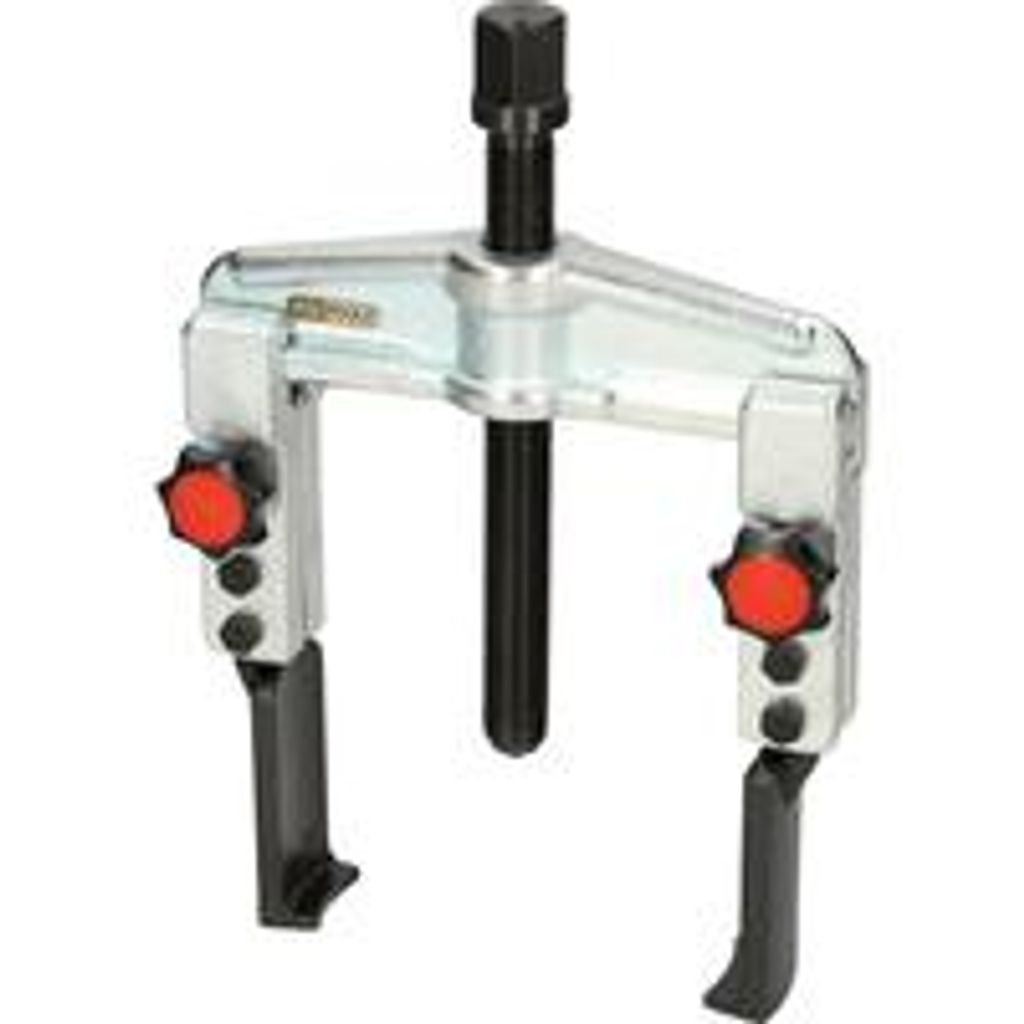 KS Tools Schnellspann-Universal-Abzieher 2-armig mit schlanken und verlängerten Haken, 25-130mm, 200mm - 620.0016