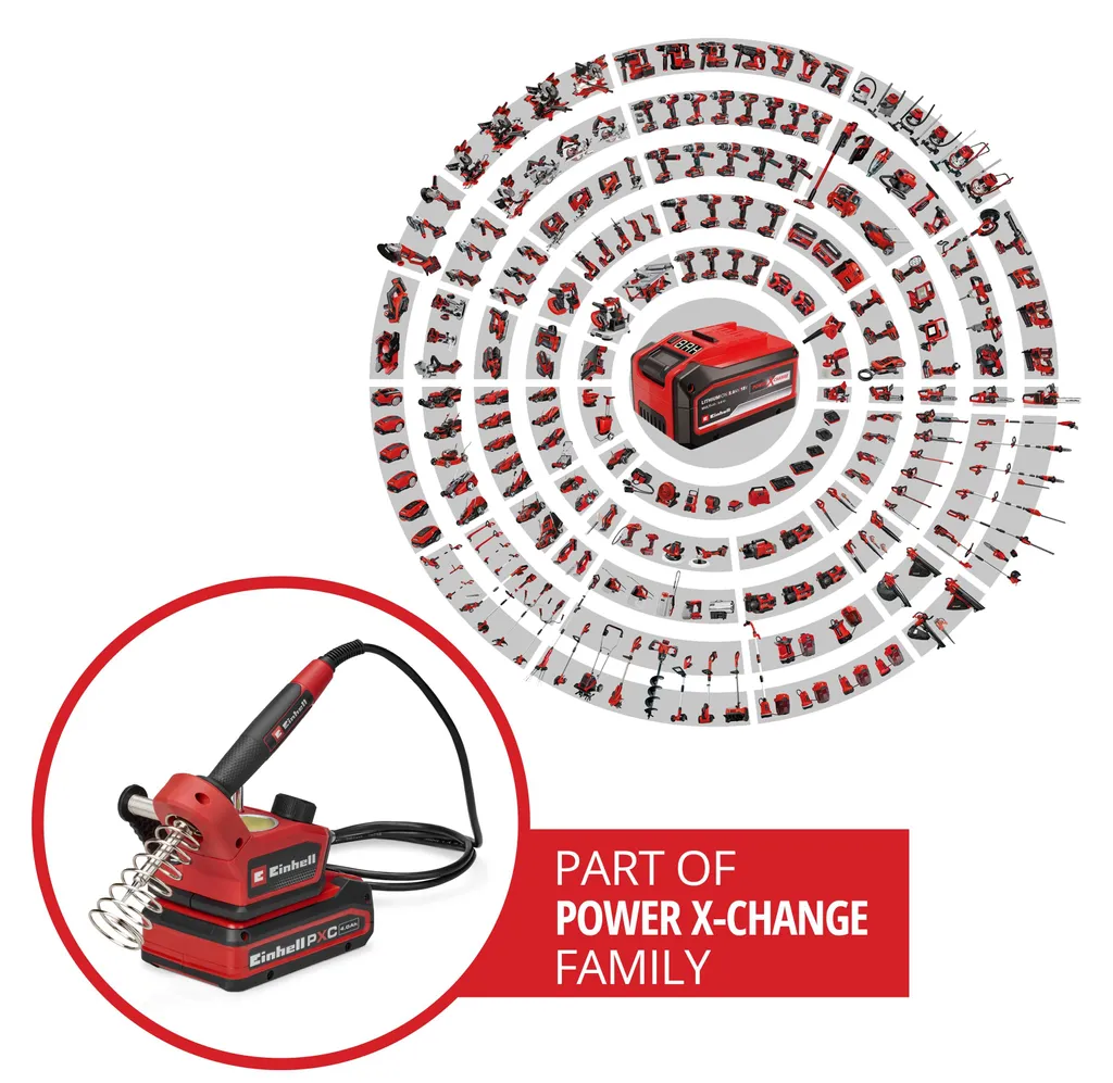 Fer à souder sans fil TE-SI 18/480 Li E-Solo Power X-Change Einhell