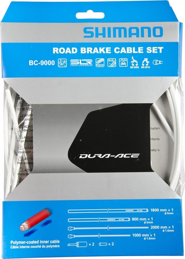 SHIMANO Bremszug-Set, schwarz, Y8YZ98020
