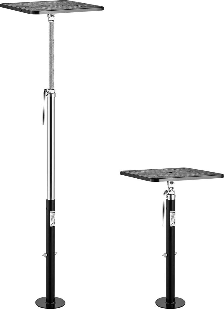 VEVOR RV-Auszugsstützen 2 Stk. pulverbeschichtete Stahlstützen für Wohnmobile Camper Wohnwagen, Tragkraft bis zu 453,59 kg, Höhenverstellbar 54...