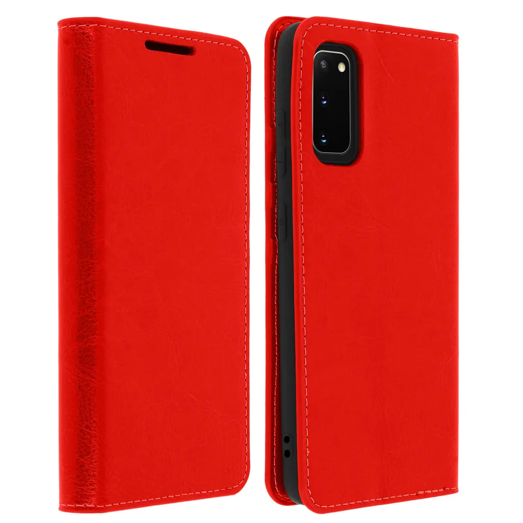 Migliore Custodia Pelle Samsung S20 Rosso: Stile Business Portafoglio