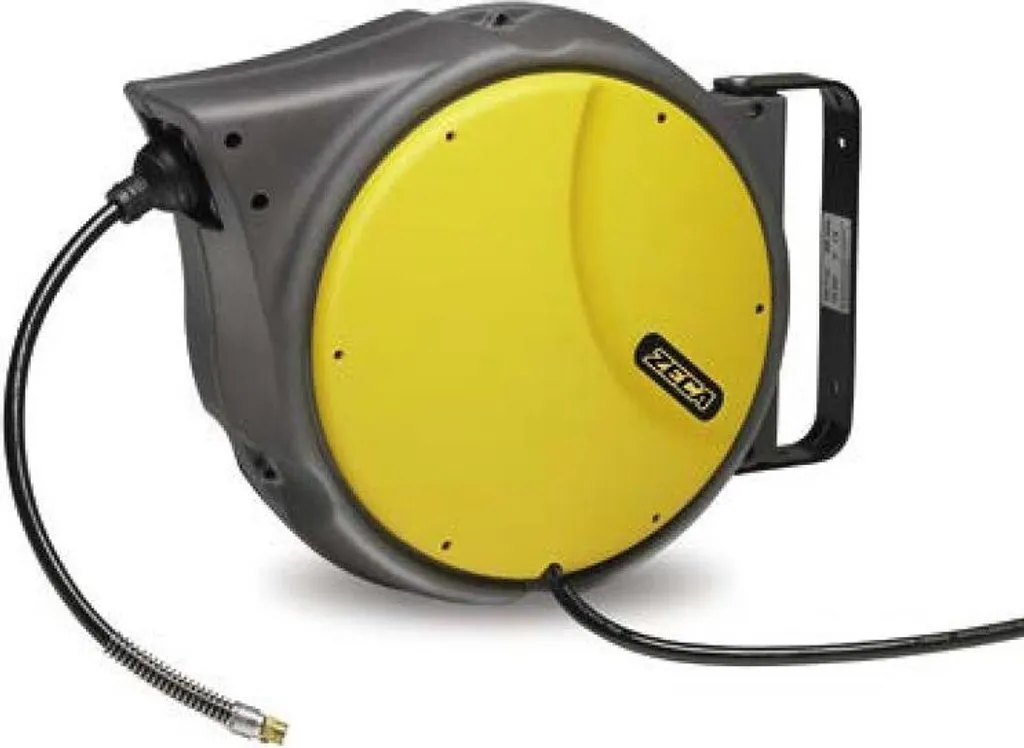 ZECA Enrouleur de tuyau air comprimé 16m - Dévidoir automatique robuste