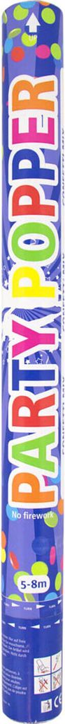 Party popper assorti Farben
