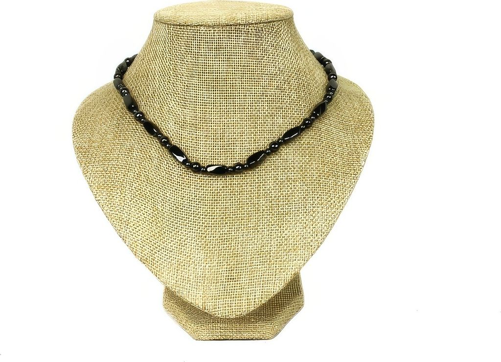 Schmuckbüste Dekobüste Schaufensterbüste Jute Look H18 Produktbild 