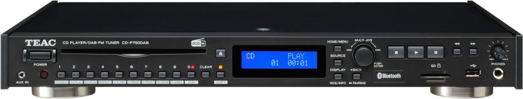 Teac CD-P750DAB schwarz Produktbild 