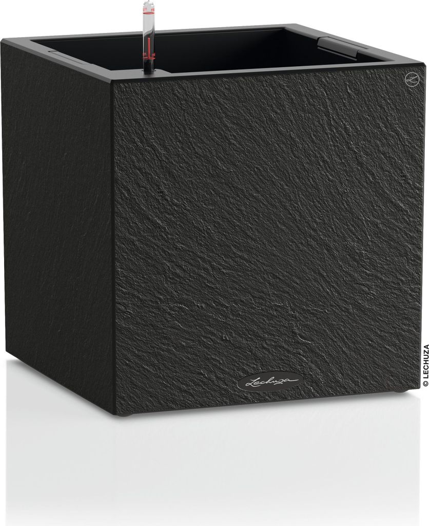 Lechuza Samozavlažovací květináč Canto Slatestone Square Obrázek produktu 