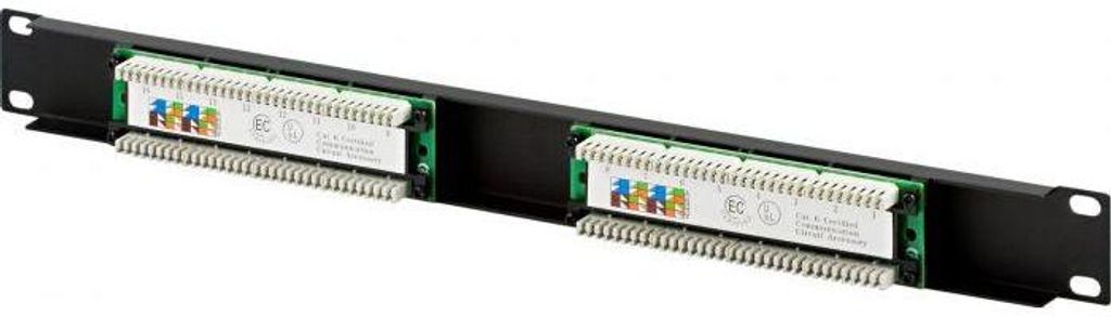 Patchpanel 19" CAT5e UTP - 16 ports