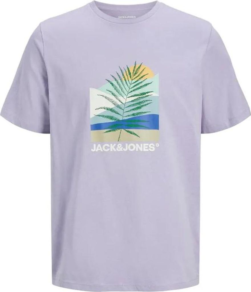 Jack & Jones Barbados Kurzarm-t-shirt Lila S Herren Lila S