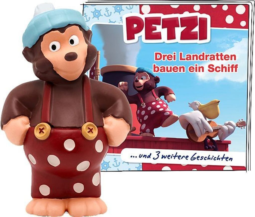 Tonies Petzi - Drei Landratten bauen ein Schiff Produktbild 