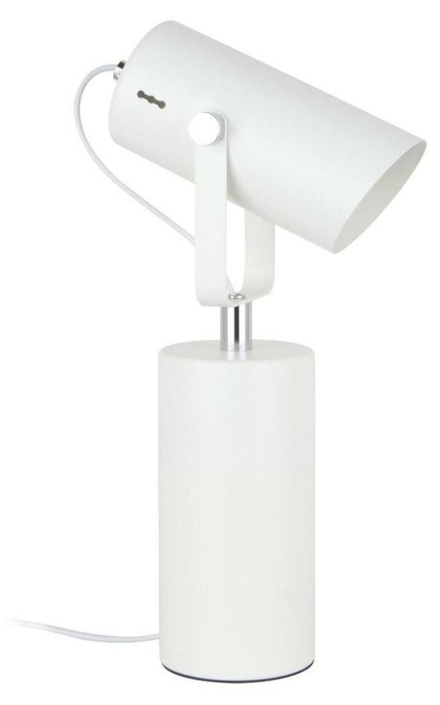 ZUMALINE A2058-MWH RESI Tischarbeitsleuchte mattweiß/chrom