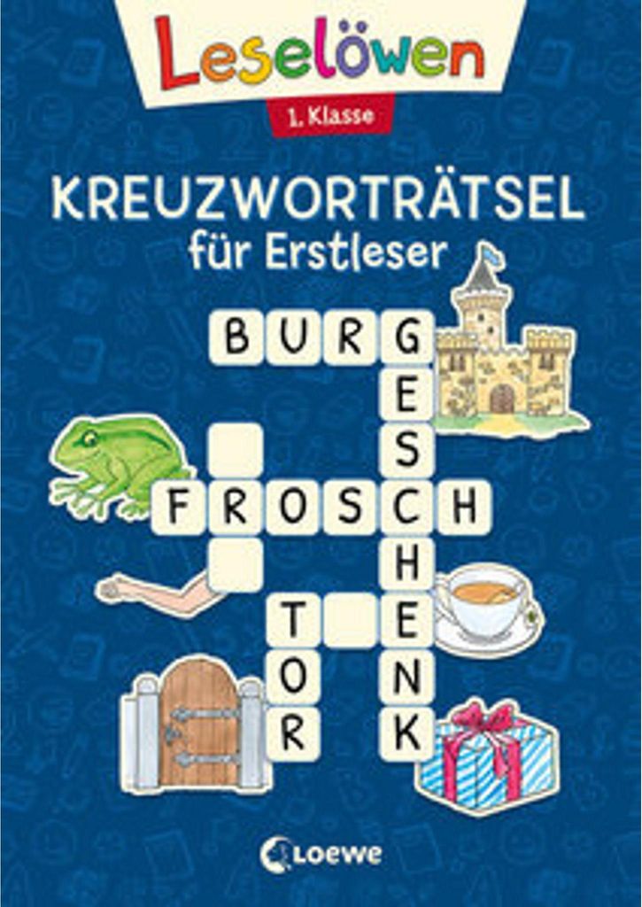 Leselöwen Kreuzworträtsel für Erstleser - 1. Klasse Image du produit 