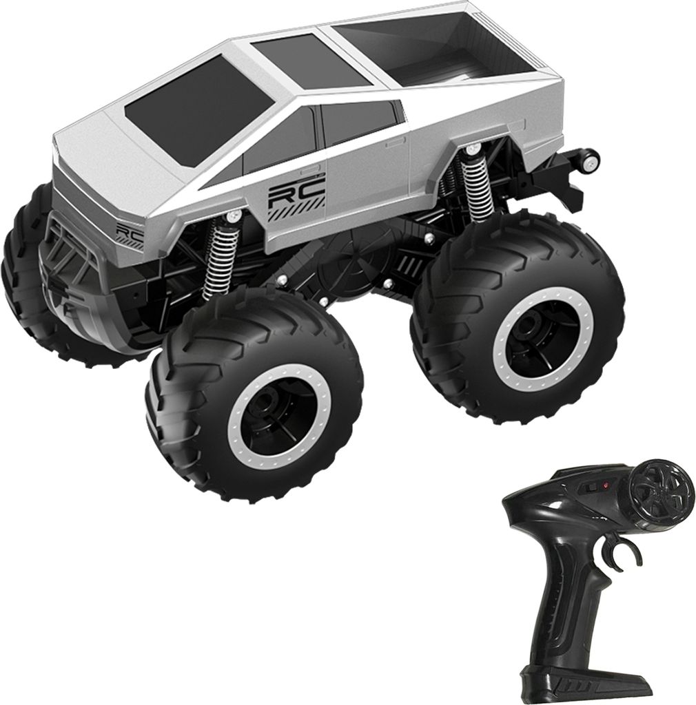 Amphibisches ferngesteuertes Auto fuer Kinder, 2,4 GHz 4WD Gelaendegaengiges Raupenfahrzeug, 360 Grad drehbares Pick-up-Spielzeug im Massstab 1:16 ...